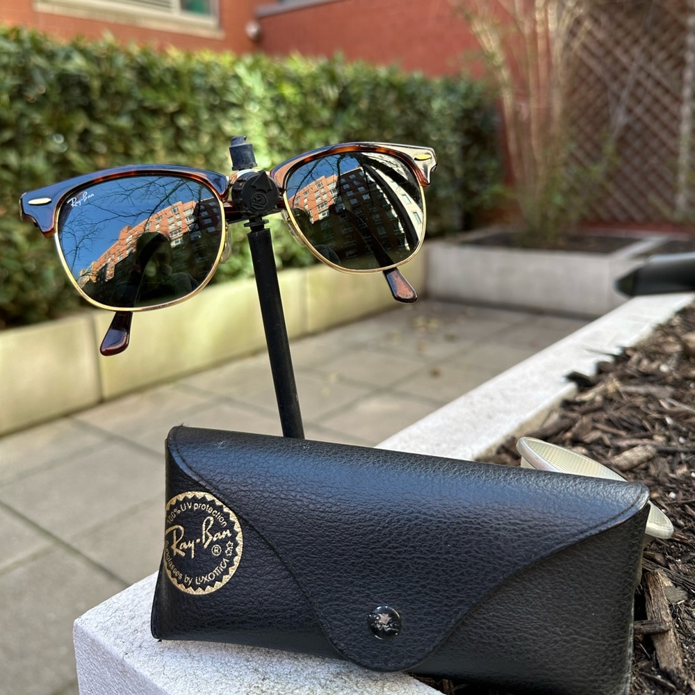Authentic Ray Ban ClubMaster classic sunglasses